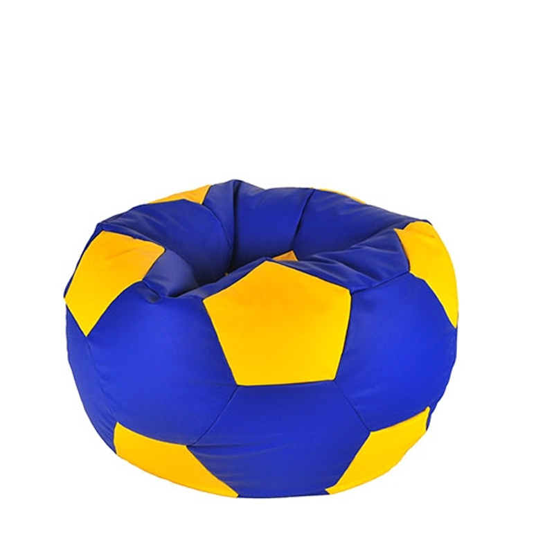 Aga Ülőtáska BALL XXXL Sötétsárga - Kék