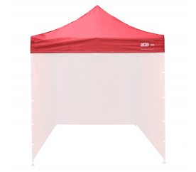 Aga tető az értékesítési  standhoz 2x2m piros 