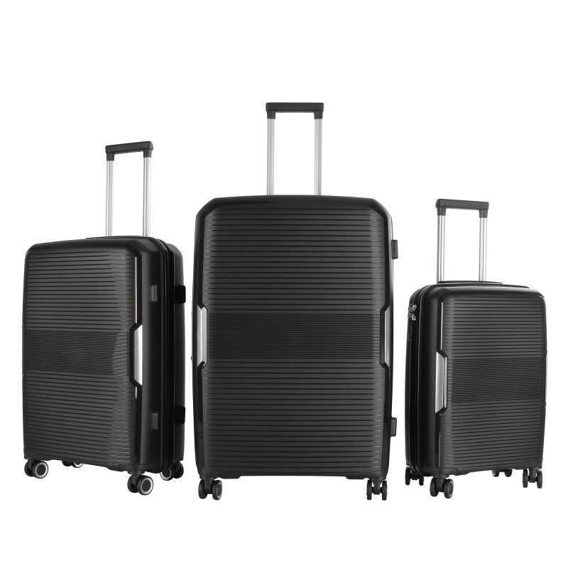 Aga Travel Utazási bőröndkészlet MR4682 Fekete
