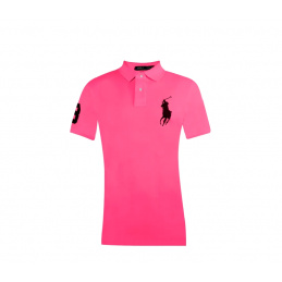 Ralph Lauren póló CUSTOM-FIT Carmel Pink Big Pony tengerészgyalogság