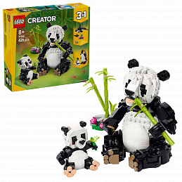 LEGO® Creator 3in1 31165 Vadállatok: Pandacsalád