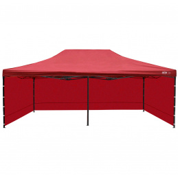 Aga összecsukható ollós szerkezetű sátor PARTY 3x6m piros