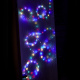 Aga LED Fénylánc 10 m 100 LED Színes