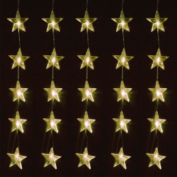 Linder Exclusiv Karácsonyi fényfüggöny Csillagok 80 LED Meleg fehér