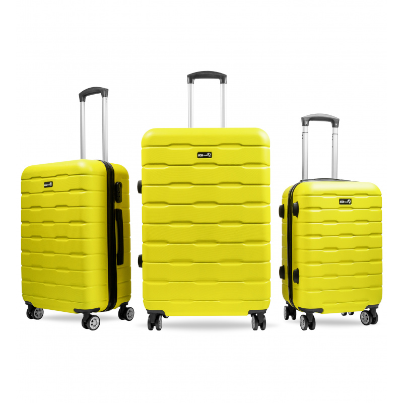 Aga Travel Bőröndkészlet MR4658 Sárga