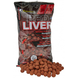 Starbaits Boilie süllyedő Red Liver 14mm 1kg