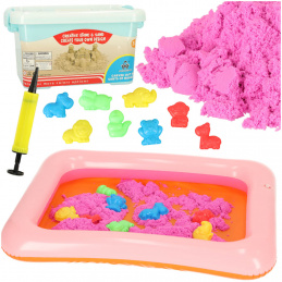 Aga Mágikus folyékony homok 1kg + formák + homokozó