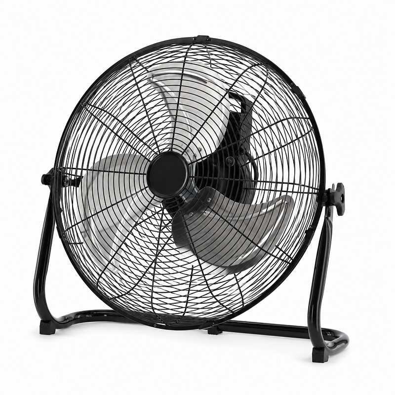 Aga Padlóventilátor 50 cm Fekete