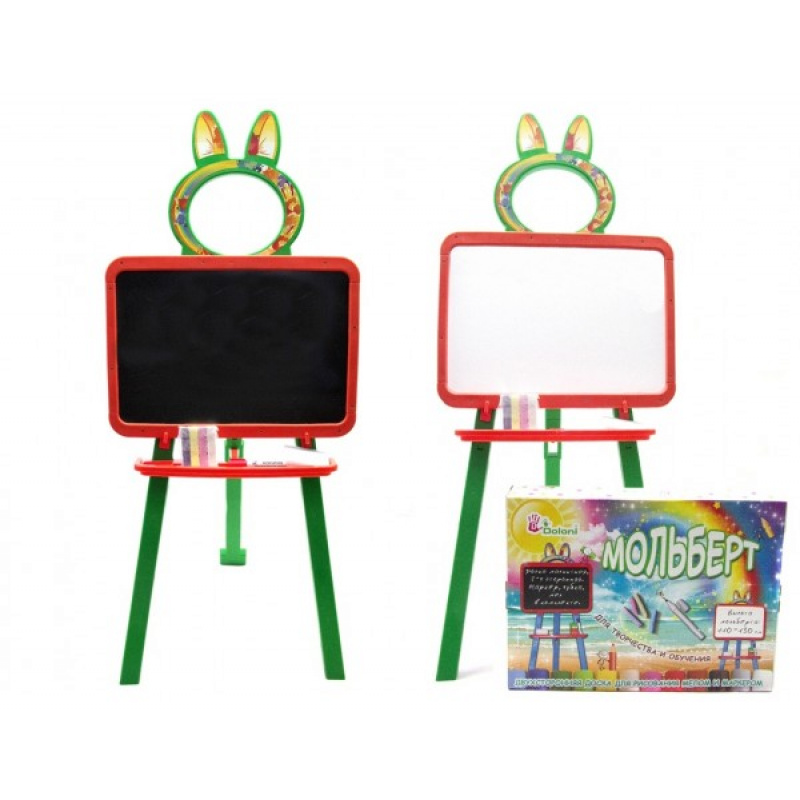 Doloni Kétoldalas műanyag tábla Zöld-narancssárga