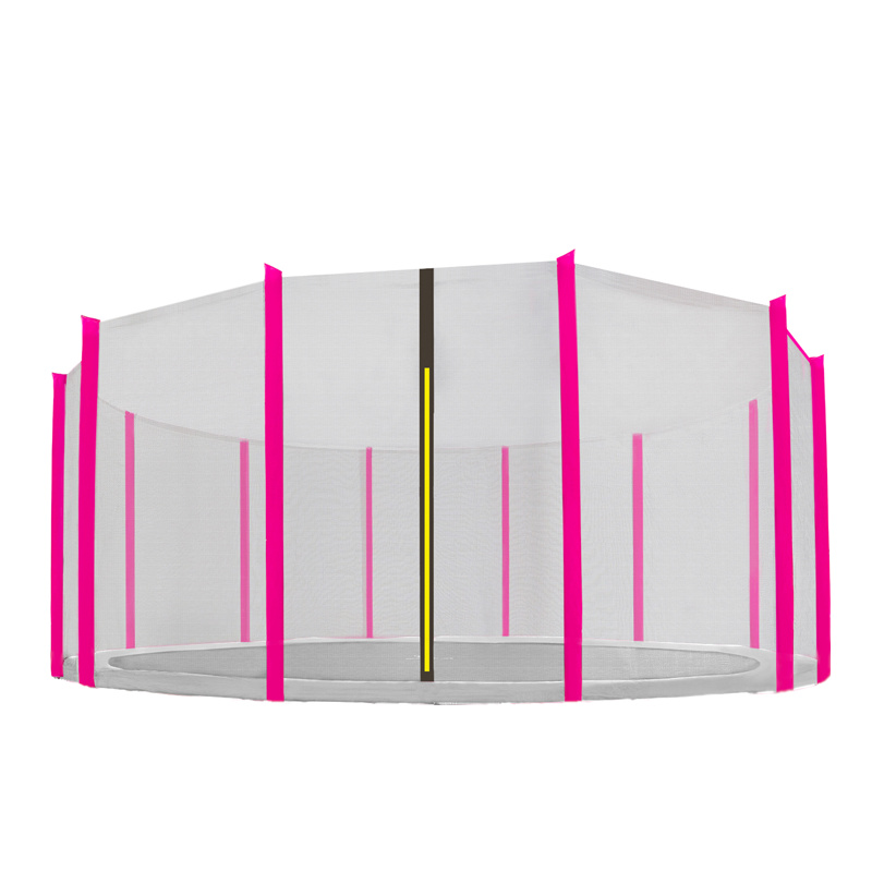 Aga Védőháló 488 cm 12 rúdhoz Fekete háló / Rózsaszín