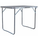 Aga Összecsukható kempingasztal 80x60x70 cm Szürke