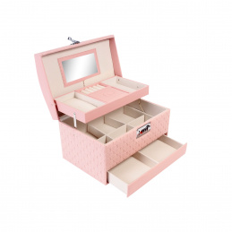 Aga Ékszerdoboz 30x20,5x19,5 cm Rózsaszín
