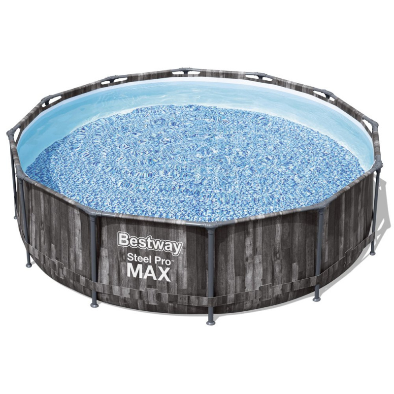 Bestway Steel Pro Max Wood medence 4,27 x 1,07 m 5614Z + tartozékok