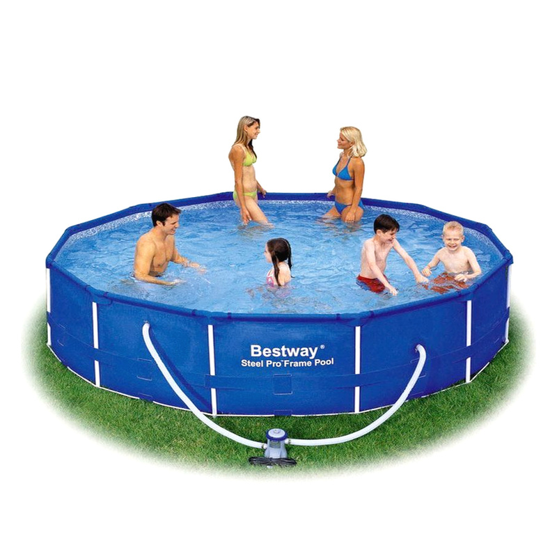 Bestway Steel Pro medence ,keret 4,57 x 0,91 m 56066 + szűrőbetétes szűrés