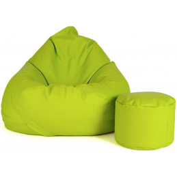 Aga kanapé táska XXXL + lábtartó Világoszöld