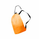 Aga Felfújható ágy LAZY BAG 230x70 cm Fekete/Narancssárga