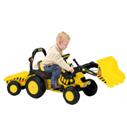 Injusa  pedálos  traktor TRAKTOR EXKAVÁTOR