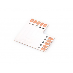 Sarok csatlakozó 5050 RGBW LED szalagokhoz 12mm