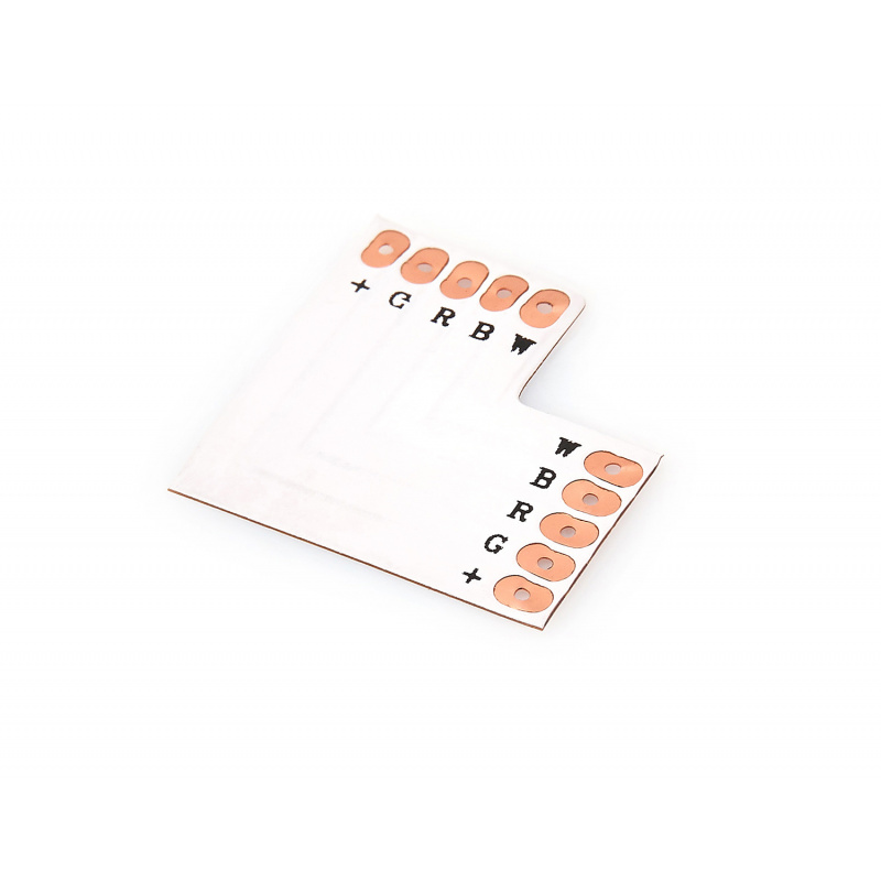 Sarok csatlakozó 5050 RGBW LED szalagokhoz 12mm
