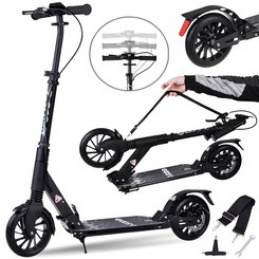 Nagy összecsukható városi roller lengéscsillapítóval, fékekkel SP0785 univerzális