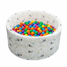 Aga Száraz medence 90x40 cm labdákkal Panda