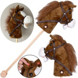Hobby Horse Botkormányos ló Vágtázó és nyerítő hang + mozgatható száj ZA5442 univerzális