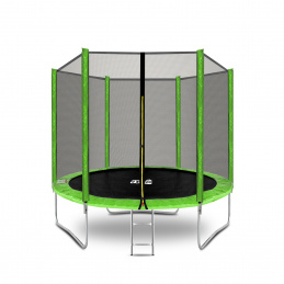 Aga SPORT TOP Trambulin 250 cm Világoszöld + védőháló + létra