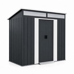 Aga kerti ház 238x132x180 cm sötétszürke
