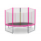 Aga SPORT PRO trambulin 366 cm Rózsaszín + védőháló
