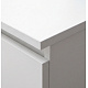 Aga fésülködőasztal tükörrel, világítással és elektromos aljzattal MRDT05-MW-S matt fehér