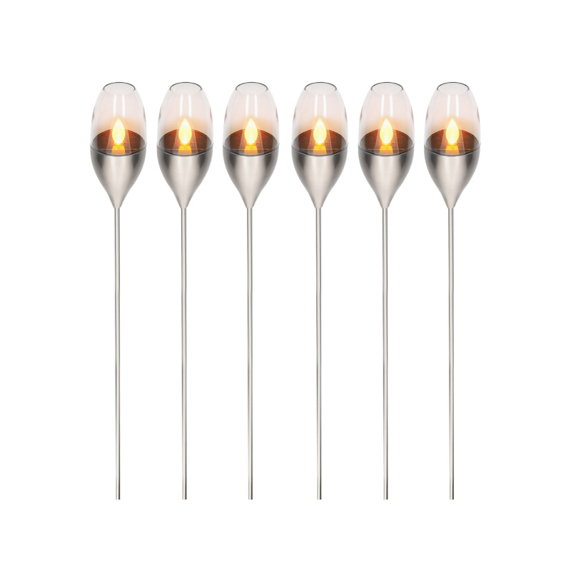 Kynast Kerti LED napelemes fáklya 112 cm 6 db