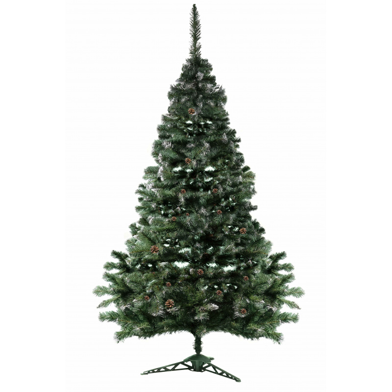 Aga karácsonyfa 220 cm tobozokkal