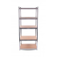 Aga 2x Fém polc 174x75x30 cm 5 polc