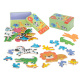 Aga Puzzle fémdobozban SAFARI 25 darab