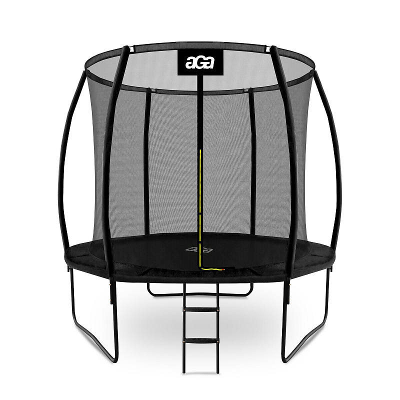 Aga SPORT EXCLUSIVE trambulin 250 cm fekete + védőháló + létra