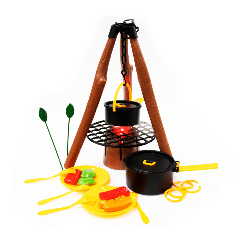 Aga4Kids Gyermek háromlábú állvány bográccsal MR1366