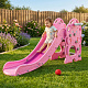 Aga4Kids Csúszda fogantyúval 170 cm Rózsaszín