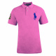 Ralph Lauren póló CUSTOM-FIT rózsaszín Big Pony kék