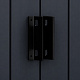 Aga kerti ház 238x132x180 cm sötétszürke