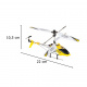 Syma RC helikopter SYMA S107H 2,4GHz RTF sárga