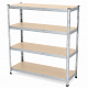 Linder Exclusiv Fém polc 160x60x180 cm 4 polc
