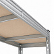 Linder Exclusiv Fém polc 160x60x180 cm 4 polc