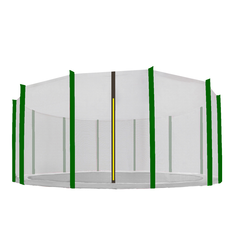 Aga Védőháló 488 cm 12 rúdhoz Fekete háló / Sötétzöld