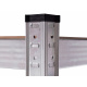 Aga 2x Fém polc 174x75x30 cm 5 polc