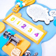 Aga4Kids Montessori fa tábla Medve Kék