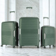 Aga Travel Utazási bőröndkészlet MR4682 Sötétzöld