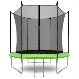 Aga SPORT FIT Trambulin 250 cm Világoszöld + belső védőháló + létra