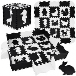 Kontrasztos puzzle alátét - Állatok ZA4783