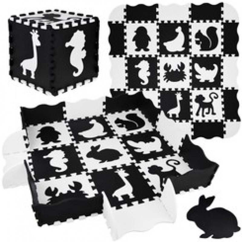 Kontrasztos puzzle alátét - Állatok ZA4783
