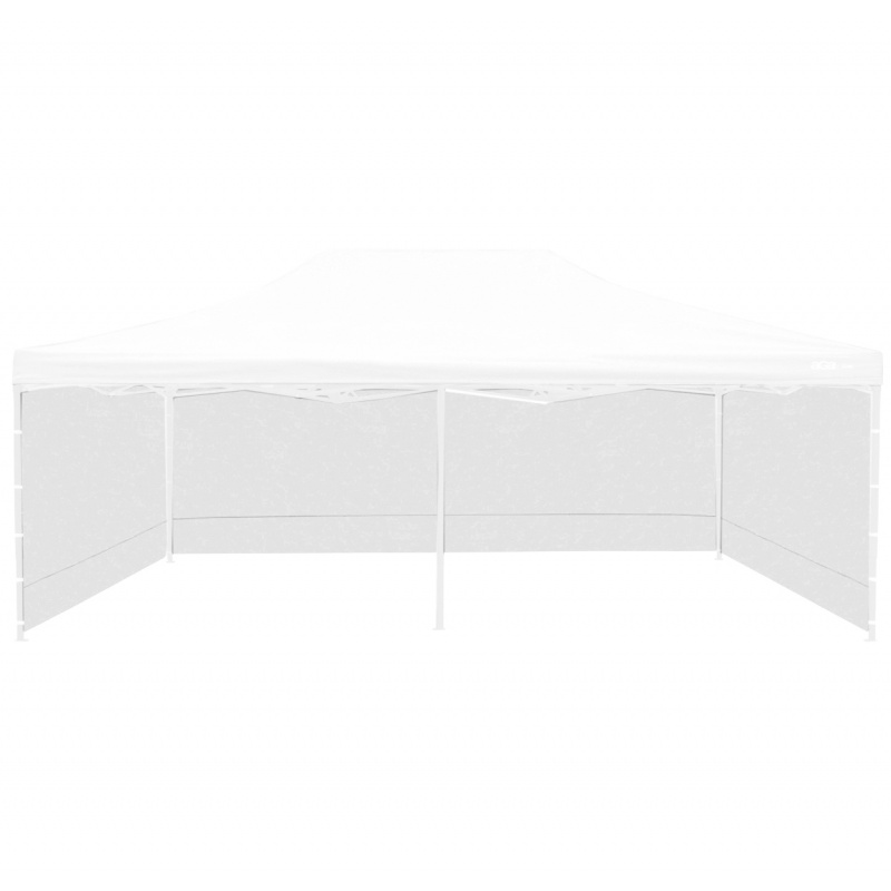 Aga oldalfalak eladási  standhoz 3x6m Fehér